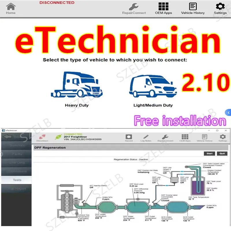 

Nexiq ETechnician E Technician 2.10 with keygen + multi-part crack sheets, free installation