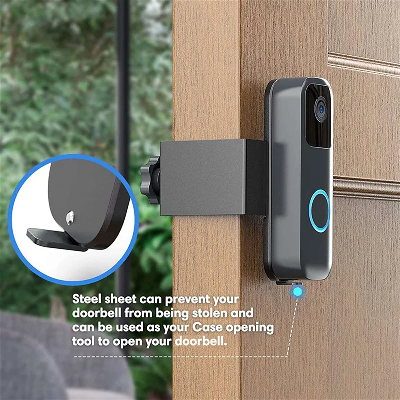 Anti-Theft Video Doorbell Door Mount Video Camera Doorbell Mount For Apartment Renters Home, Fit For Doorbell Camera