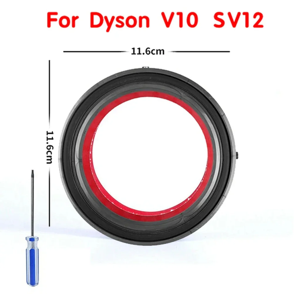 Bottom Lid for Dyson V7 V8 V11 V10 V12 V15 Vacuum Cleaner-Top Fixed Sealing Ring of Dust Bin Replacement Dust Collection Parts