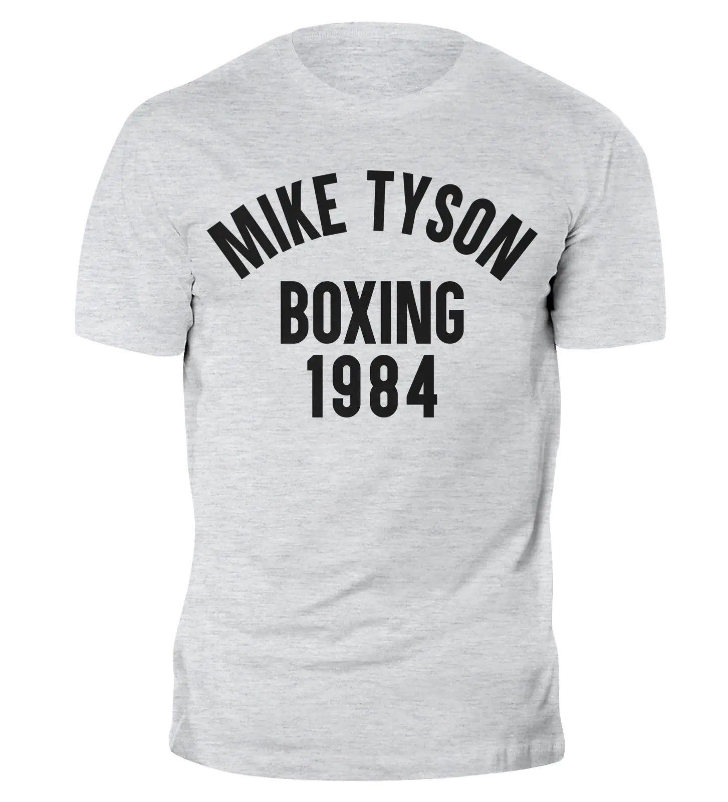 T-shirt de boxe Mike Tyson 1984, pour entraînement musculaire, Gym T-shirts à manches courtes 100% coton, T-shirts décontractés, haut ample, taille S-3XL