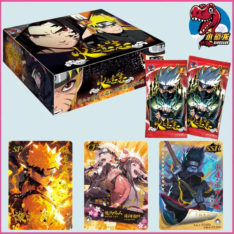 

New Original Naruto Cards Uzumaki Sasuke Ninja Game Collection Rare Cards Box Flash Cards Toys For Children Christmas Gift