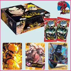 Neue original Naruto Karten Uzumaki Sasuke Ninja Spiel Sammlung seltene Karten Box Karteikarten Spielzeug für Kinder Weihnachts geschenk