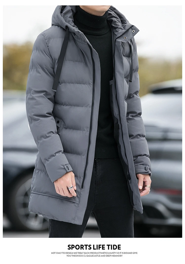 Winter Jas Mannen Parka Dikke Warme Plus Fluwelen Winter Jas Mannen
