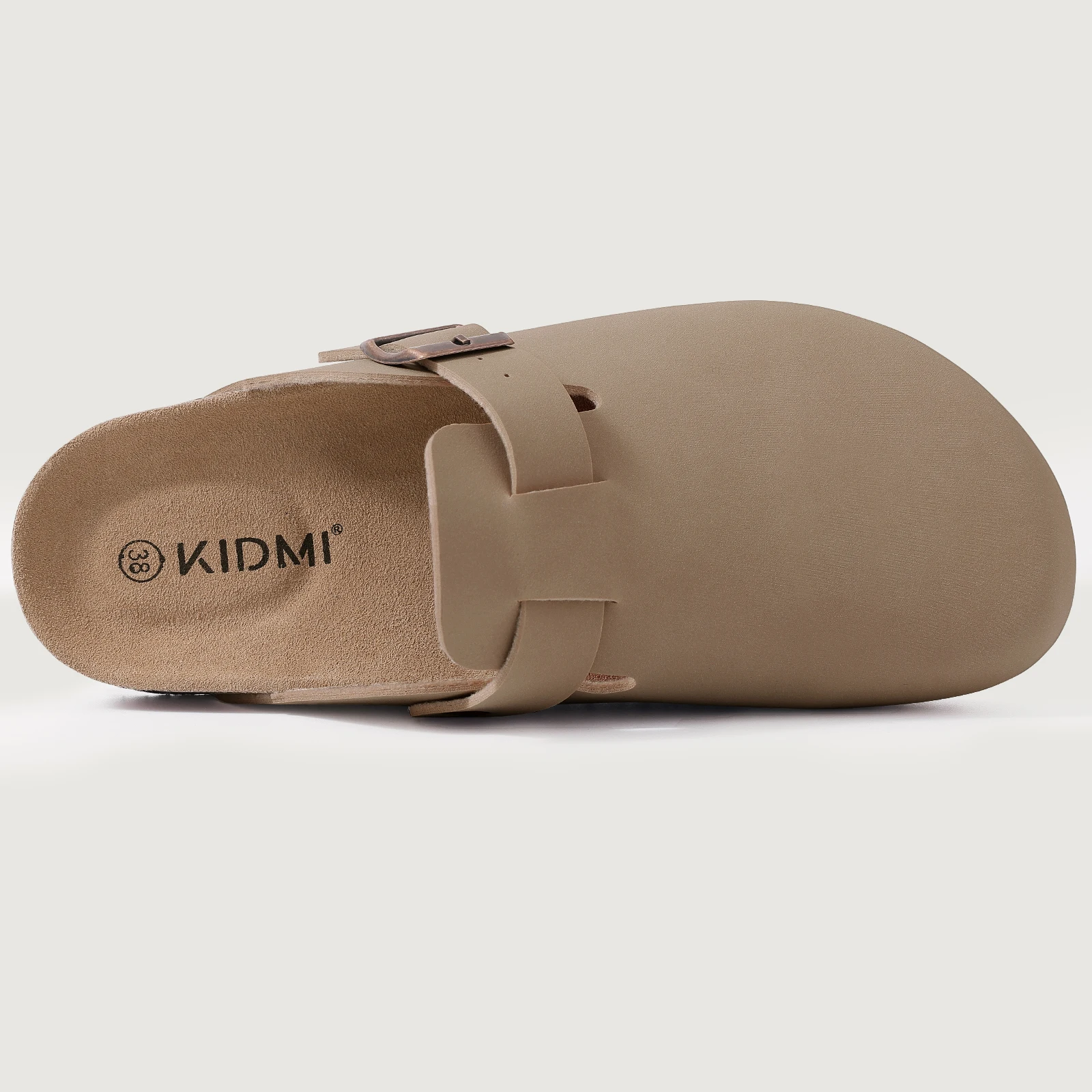 Kidmi Summer Slippers Women Cork Slippers Classic Clogs For Women Mules Fashion Leather Slippers Outdoor Soft Beach Slippers