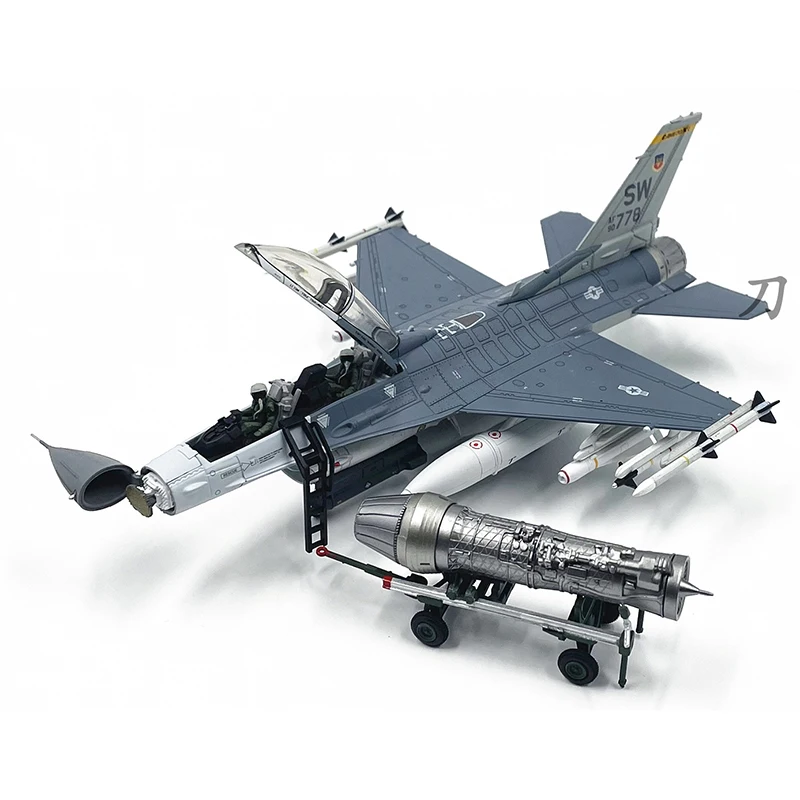 

1:72 Scale American F16D Fighter No. 19 Squadron Mig Slayer Militarized Combat Alloy Die Cast Aircraft Model Collection Toy Gift