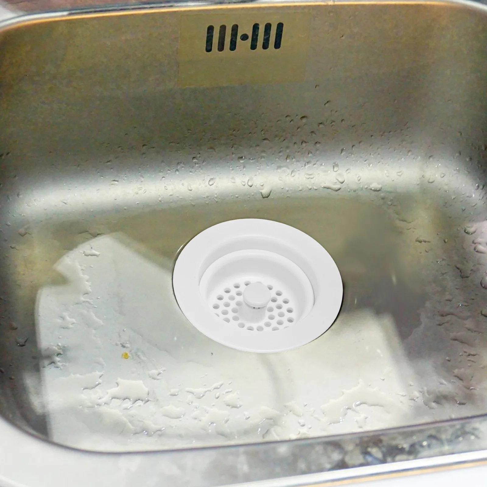 Filtro de pia de cozinha universal, rolha de drenagem de plástico, cesta coletora de alimentos, kit de filtro anti-entupimento, acessórios para rv