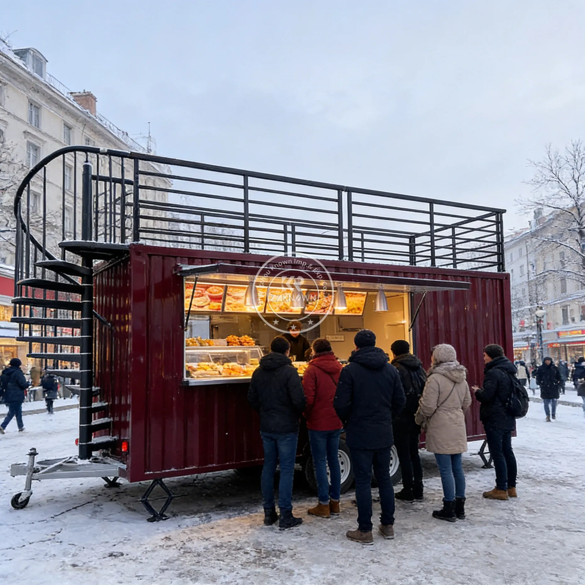 

Beautiful Design Popular 20ft Fully Equipment Container Bar Kitchen Shop