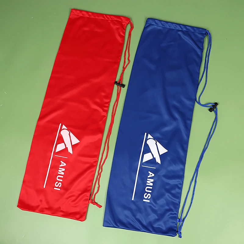 Bolsa de raqueta de bádminton, protección portátil para raqueta de tenis, bolsas con cordón, bolsa de almacenamiento de terciopelo, estuche para accesorios deportivos al aire libre