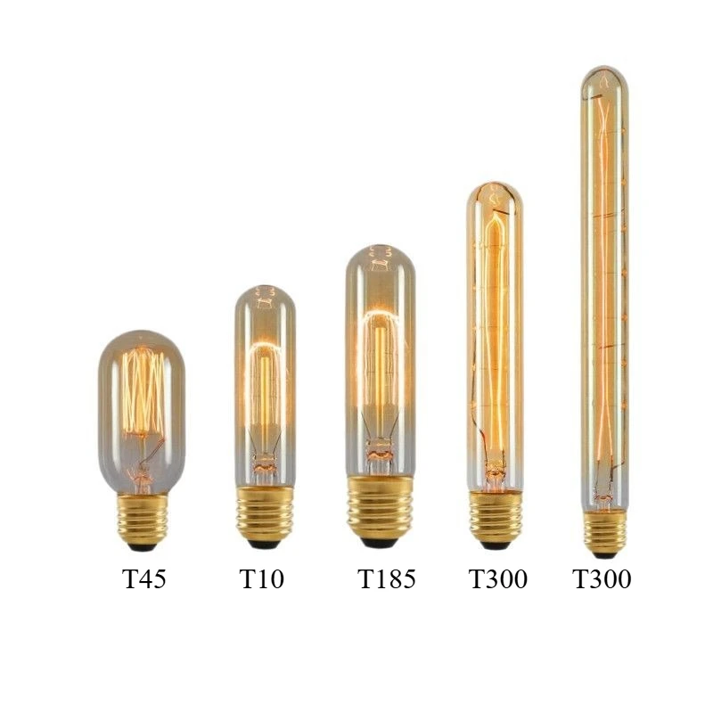 Edison Tungsten Bulb Dimming LED E27 40W 60W 220V 110V Warm Yellow Lighting Retro Nostalgic Flute Decorative Light