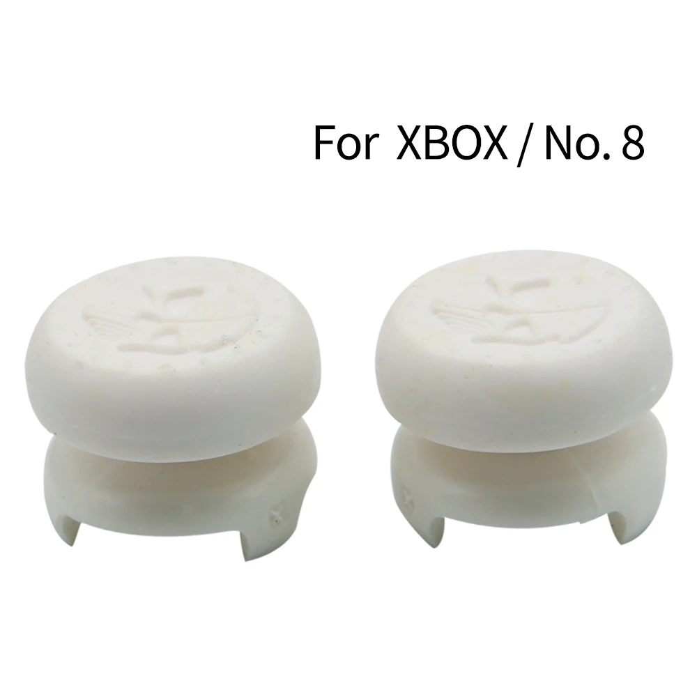 2Pcs 3D Thumb Grips Silicone Thumb Stick Grip Cap For PS5 PS4 Antislip Rubber Analog Stick Grips For Playsation 4 5 Controller