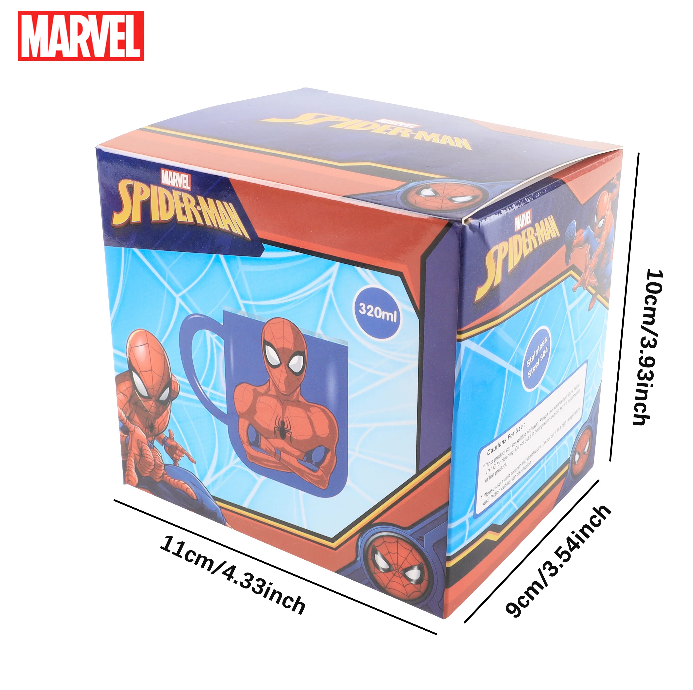 Marvel Spider-Man Edelstahlbecher, wiederverwendbarer Becher mit Strohhalm, tragbare Wasserflasche, Geburtstags- und Weihnachtsgeschenk für Marvel-Fans – Detail 7