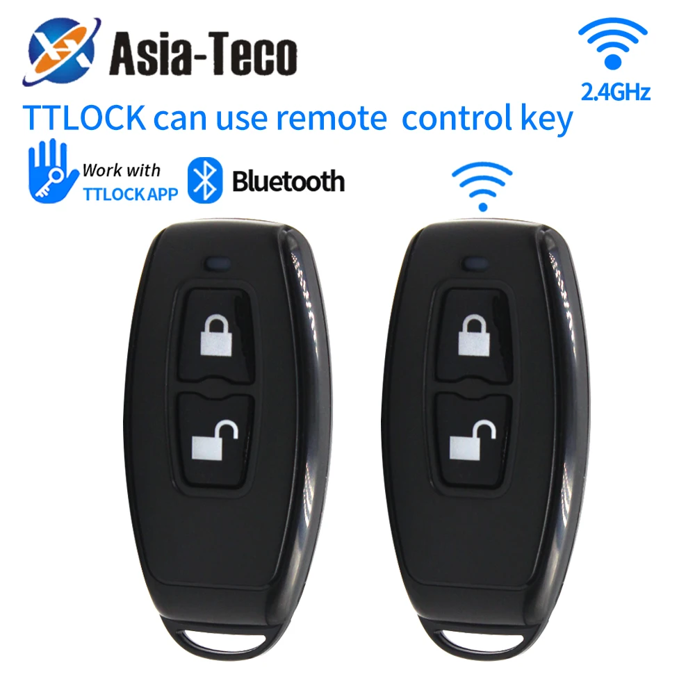 2.4GHz Wireless Garage Door Remote Control R1 for TTLock APP Smart Lock Door Opener 433M Remote Controller Button 3V CR2032