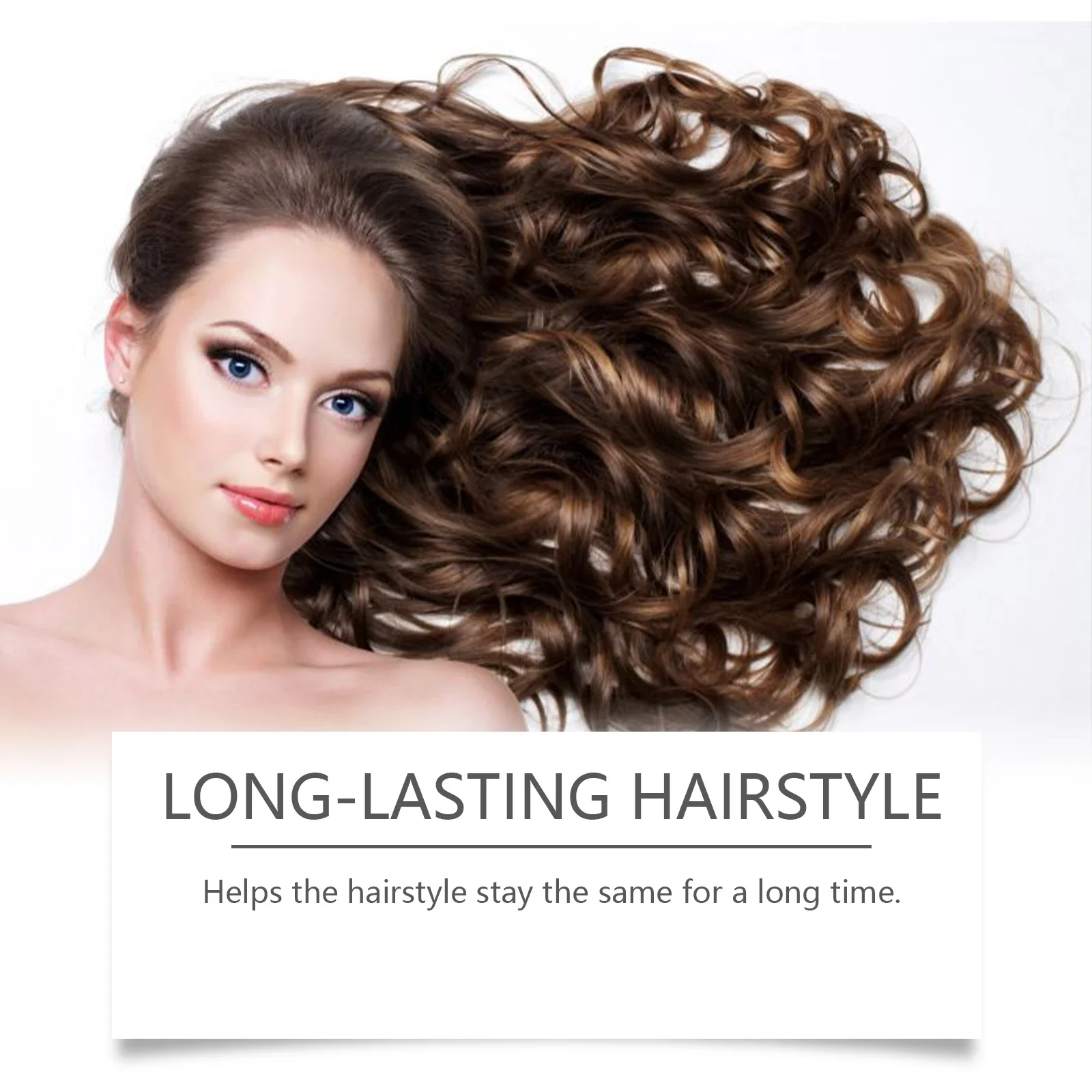 Hoegoa Curl Defining Cream for Curly Hair And Bangs Frizz Control Voluminous Styling Moisturizing Natural Shine Long-Lasting