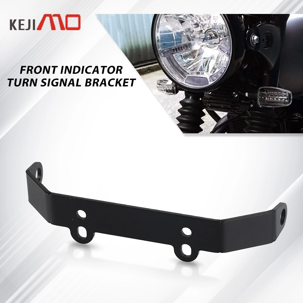 

For Bonneville T100 T120 Street Twin / Speed Twin / Street Cup 900 Front Indicator Turn Signal Bracket Front Relocation Bracket