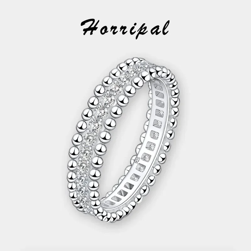 

GRA-certified Moissanite Ring for Women Man D VVS1 S925 Sterling Silver Plated 18K White Gold Party Band Fashion Eternity Rings