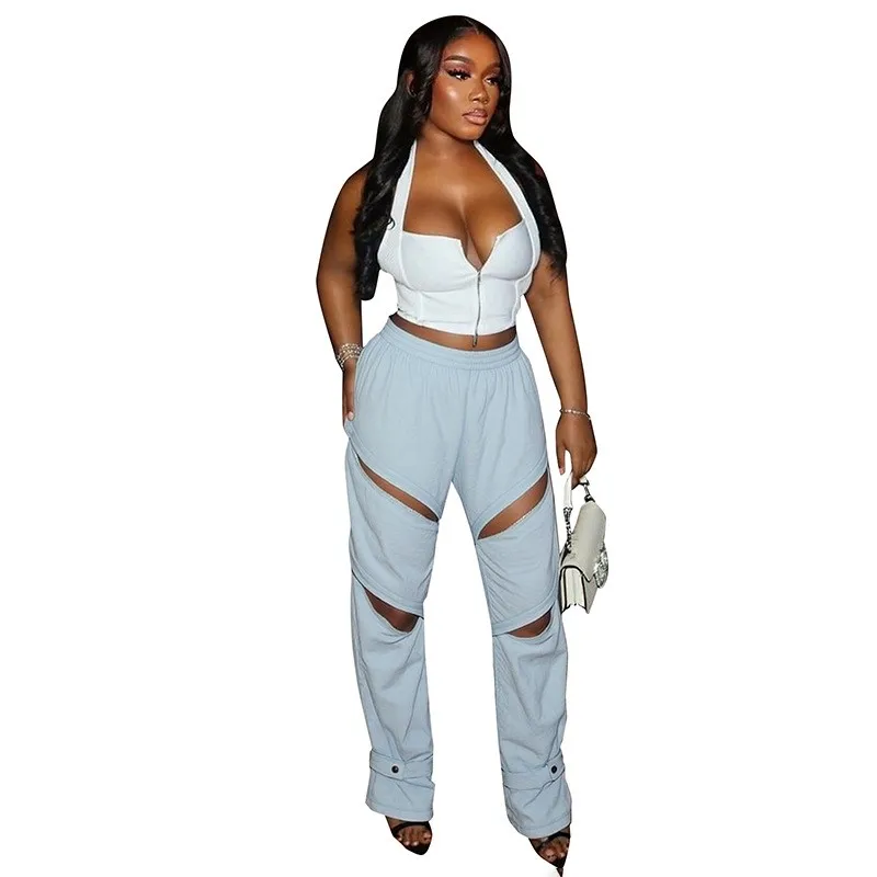 2025 الخريف الشتاء طماق سراويل تقليدية Pantalones سلسلة كل مباراة الشارع الشهير بلون العصرية الساخن نمط عالية الخصر التنقل