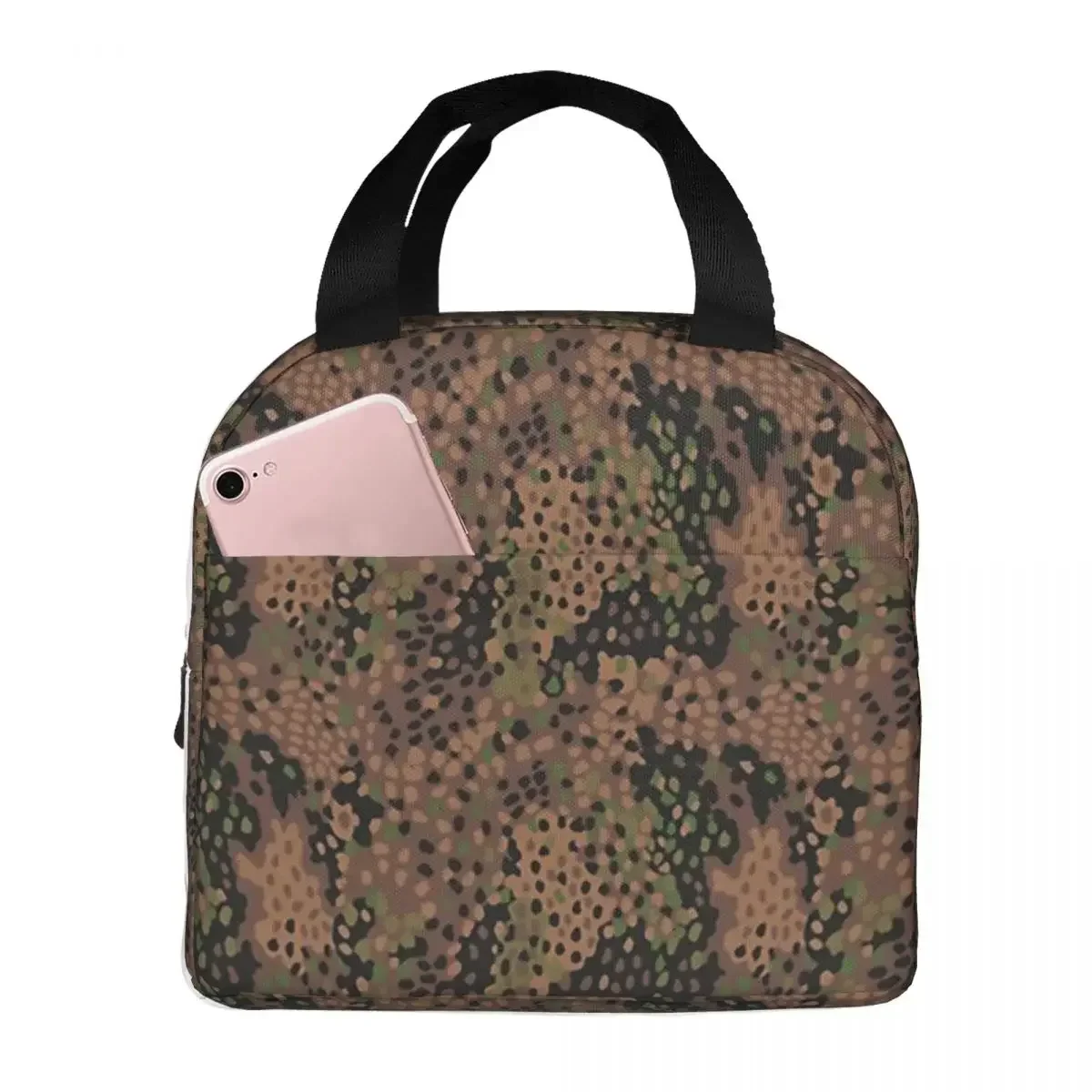 Multicam Military Camouflage Camo Insulated Lunch Tote Bag for Women Resuable Cooler Thermal Food Lunch Box School Lunch Bags