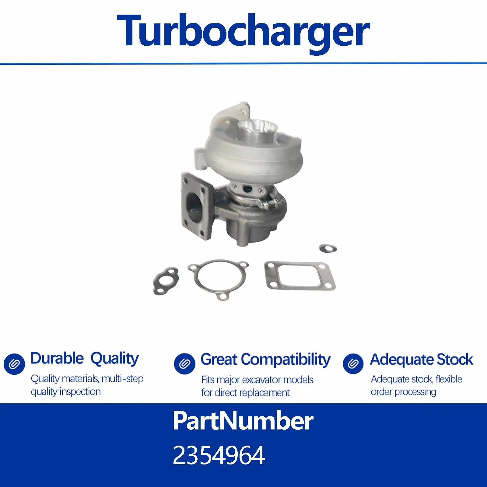 Turbocharger 10R7602 MTM1681GR MTM1681NM For Caterpillar CAT 252B2 256C 246C 272C 236B 246B 252B 262B 267B 277B 287B 248B 268B