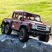 1/10 Yk6101 Land Rover 6 * 6 Six Wheel Pickup Rc Professional Remote Control Off Road Differential Lock Climbing Car Model Toy