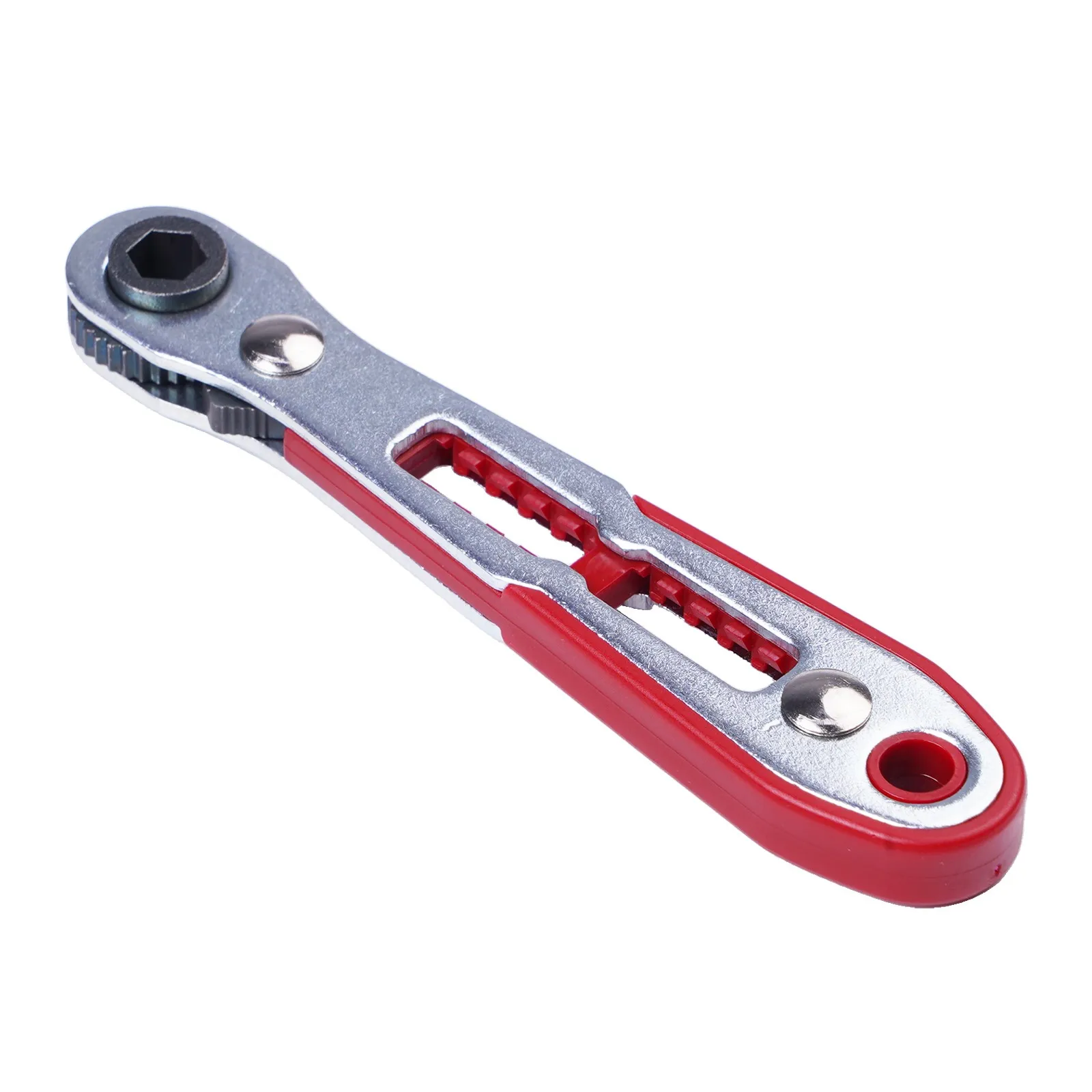 1PC Ratchet Wrench Hexagon For Torx Bidirectional Control Screwdriver Drill Bit 1/4 Square Drive Sockets Screwdriver Drill Bits