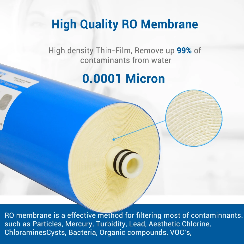 Omgekeerde osmose membraan 1000 Gpd 3113 RO membraan waterfilter vervanging ULP3113-1000