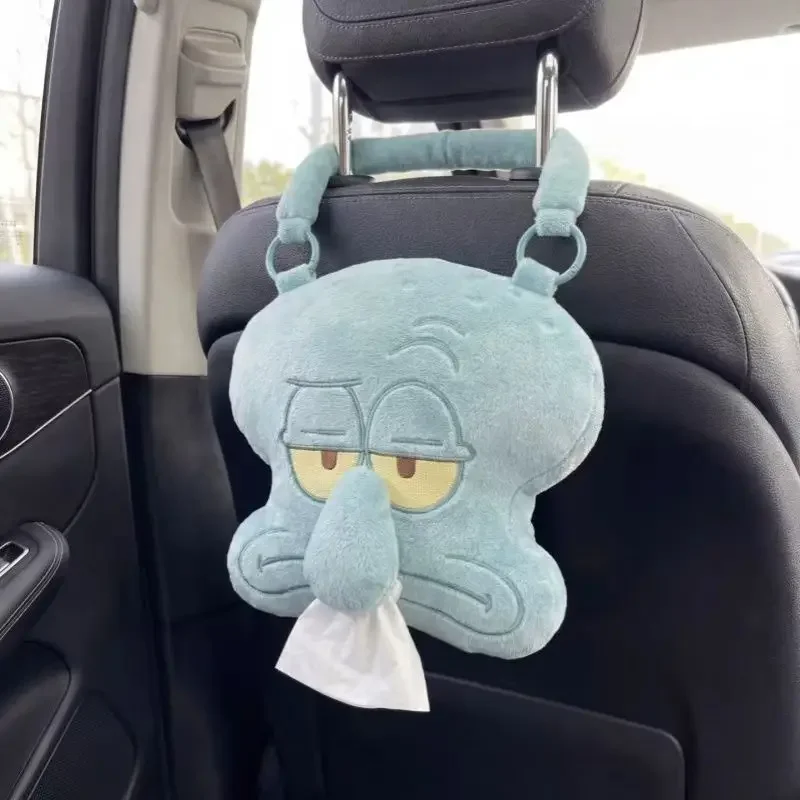SpongeBob Schwammkopf Anime-Zubehör Thaddäus Tentakel Figur Taschentuchbox Thaddäus Tentakel Figürchen Puppe Spielzeug Geschenke – Detail 3