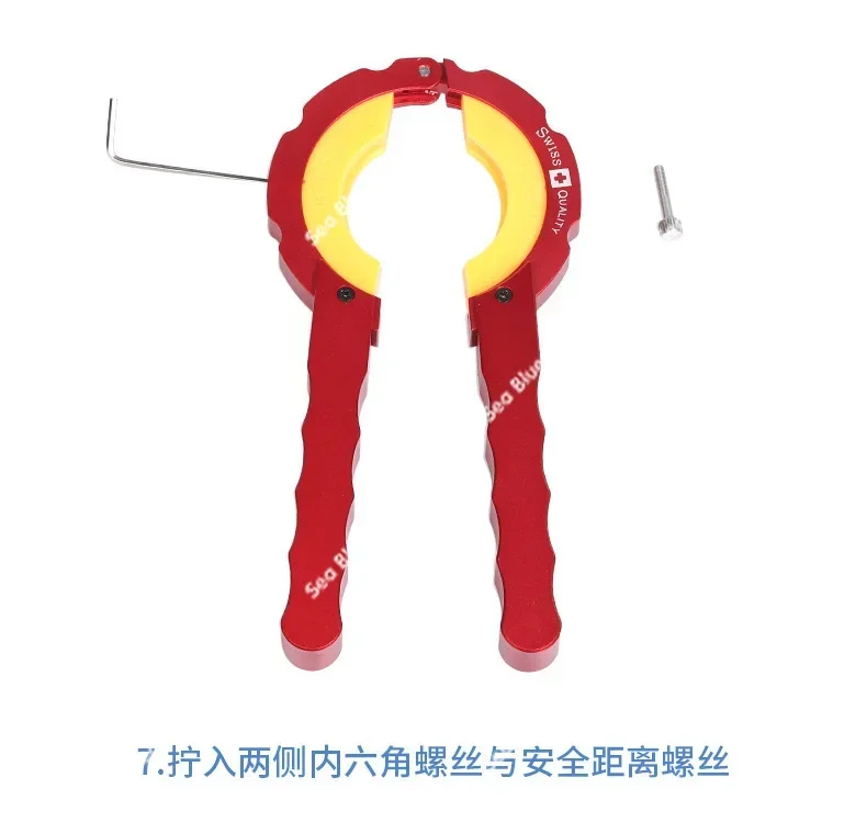 Repair the watch, take the sub-edge ring, and replace the watch starting ring with a glass starting outer ring tool.