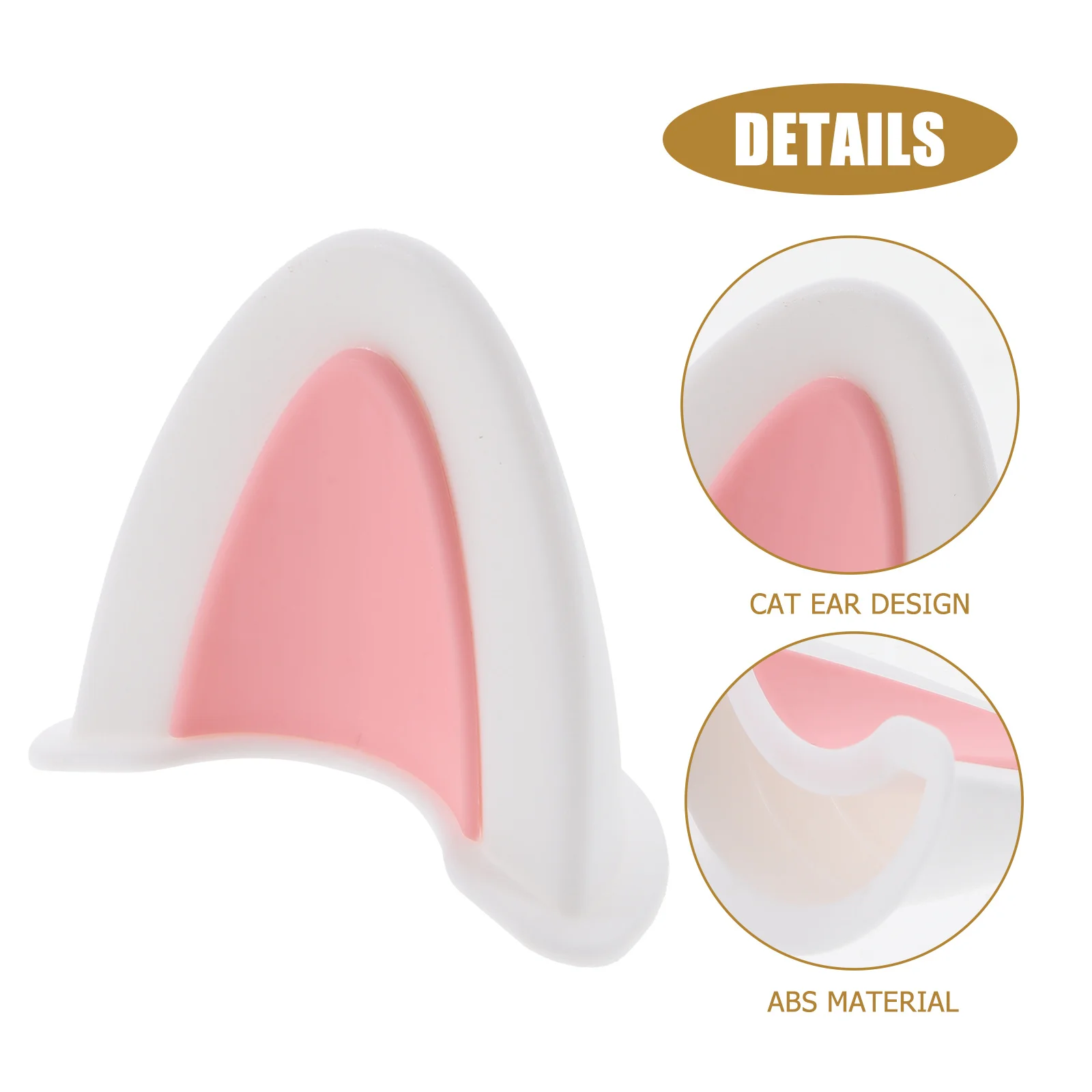 

3 пары очаровательных украшений для кошачьих ушей, яркий цвет, простая установка для большинства шлемов, уникальные аксессуары для мотоциклов