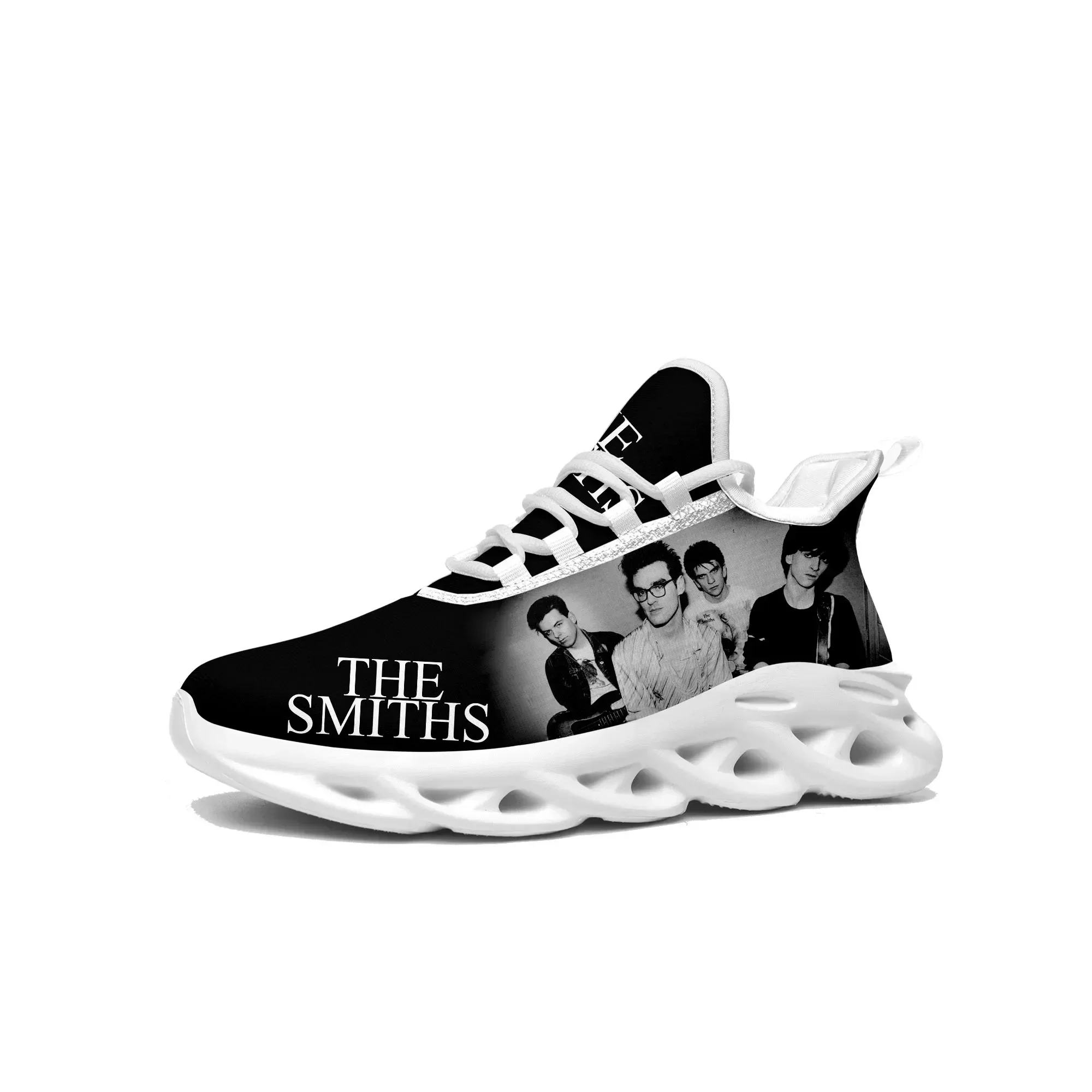 

The Smiths Rock Band Flats Sneakers Mens Womens Sports Running Shoe Morrissey Sneaker Lace Up Mesh Footwear Tailor-made Shoe