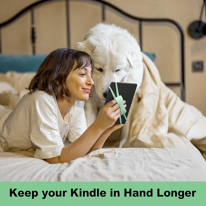 Non-slip Silicone Soft Hand Strap Bed Reading Accessories For 4.7-8 Inch Kindle E-Reader Tablet, E-Book Tablet Stand