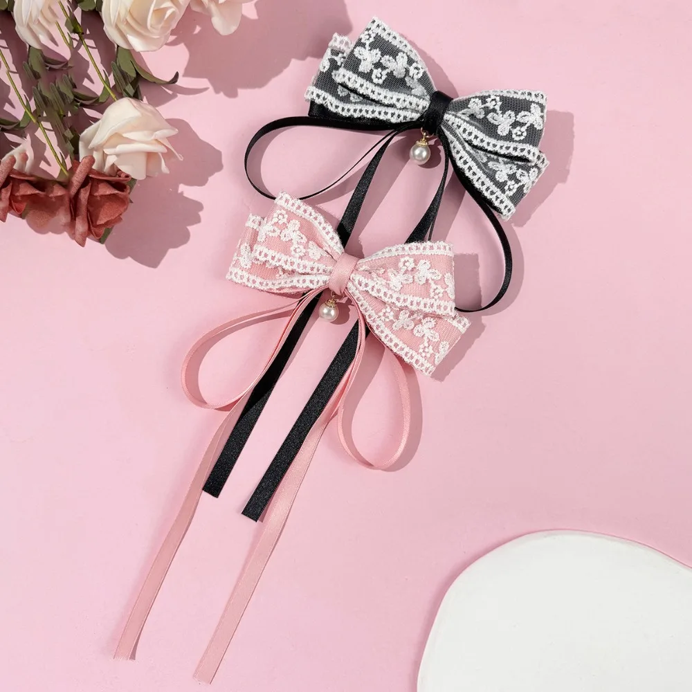 

Vintage Fabric Lace Bow Brooches for Women Pearl Ribbon Bowknot Shirt Collar Pin Wedding Party Fashion Badge Jewelry Accessories