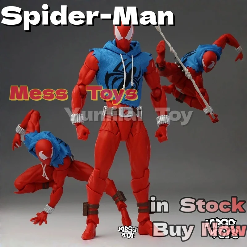 

В наличии: Фигурка Человек-паук Скарлет (Scarlet Spider-Man) от Mess Toys, аниме-фигурка, статуэтка, модель, подарки для фанатов