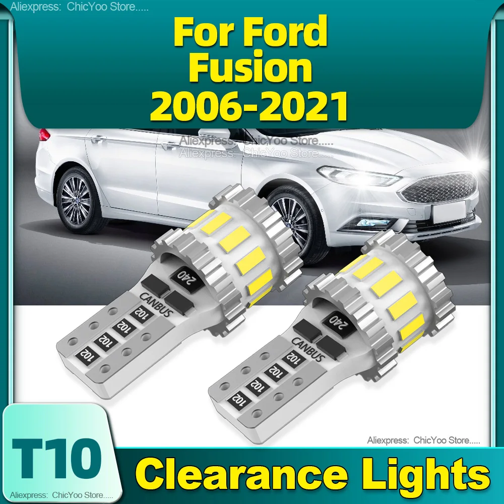 

T10 LED Clearance Lights W5W Bulb Canbus12V Car Signal Lamp For Ford Fusion 2006 2007 2008 2009 2010 2011 2012 2013 2014-2021