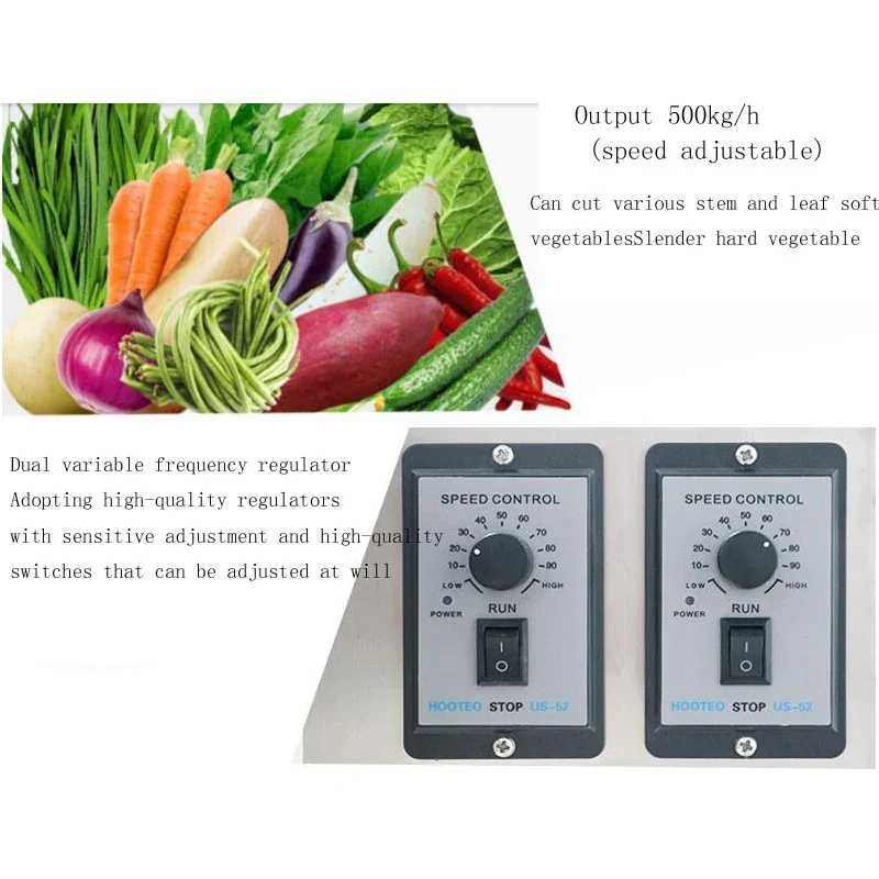 آلة قطع الخس والملفوف التجارية العمودية متعددة الوظائف، آلة تقطيع الفواكه والخضروات الكهربائية