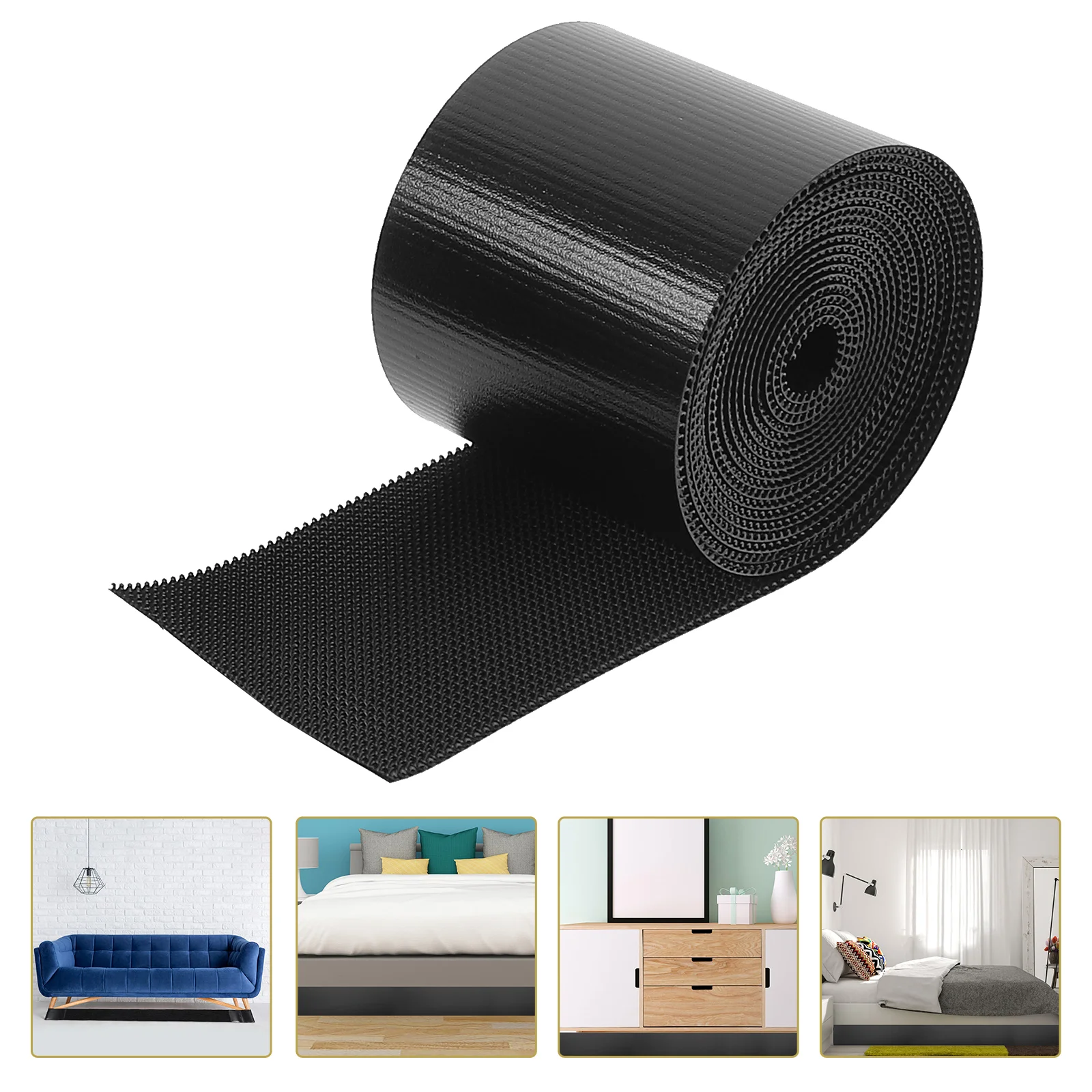 Sofa Stopper Toys Couch Blocker Black Couches under Bed Barrier Filler Plastic Connectors