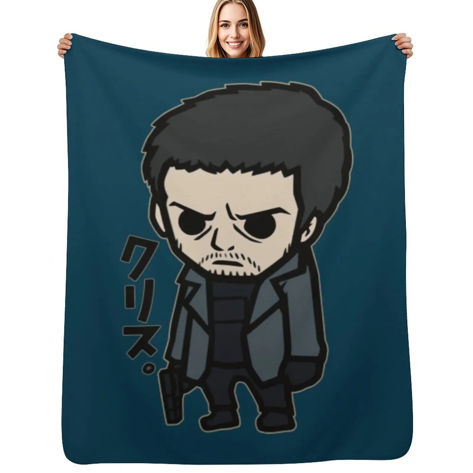 Village Mad Chris Throw Blanket Warm Throw Blanket Gift for Anniversary