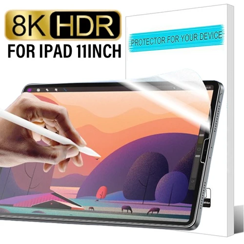 Imagen 1 del producto Protector de pantalla con sensación de papel para tableta, película protectora Ani Scratch Paperfeel de 11 pulgadas, 2025, no de vidrio para iPad de 11 pulgadas