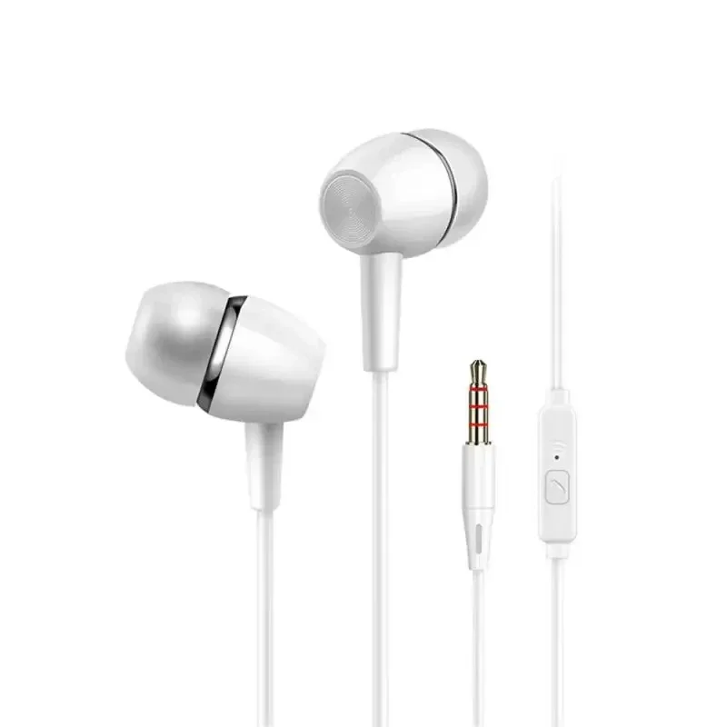 

Wired Headphones Earbuds In-ear Cell Phone Computer Headphones With Microphone Bass Line Control Headphones Earphones