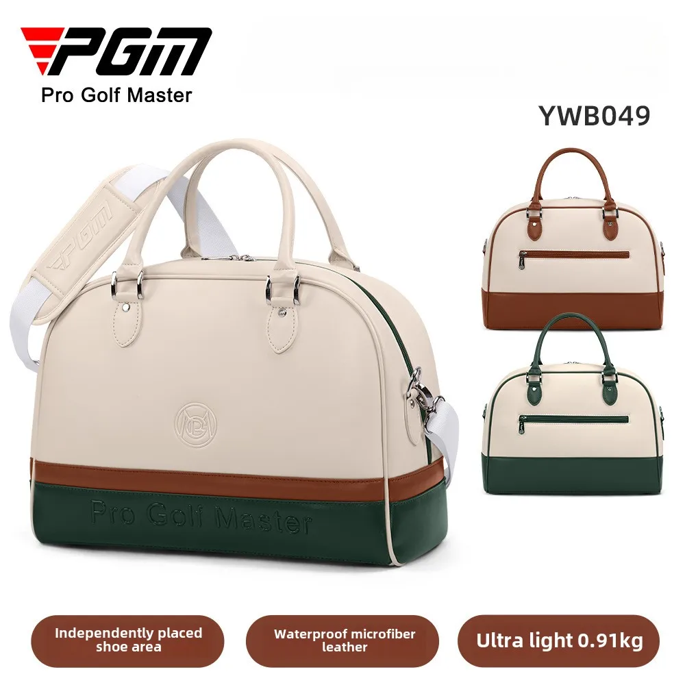 

PGM Golf Bag Women's Lightweight Crossbody Travel Clothes Bag, Waterproof Durable Handbag Tote for Ladies YWB049