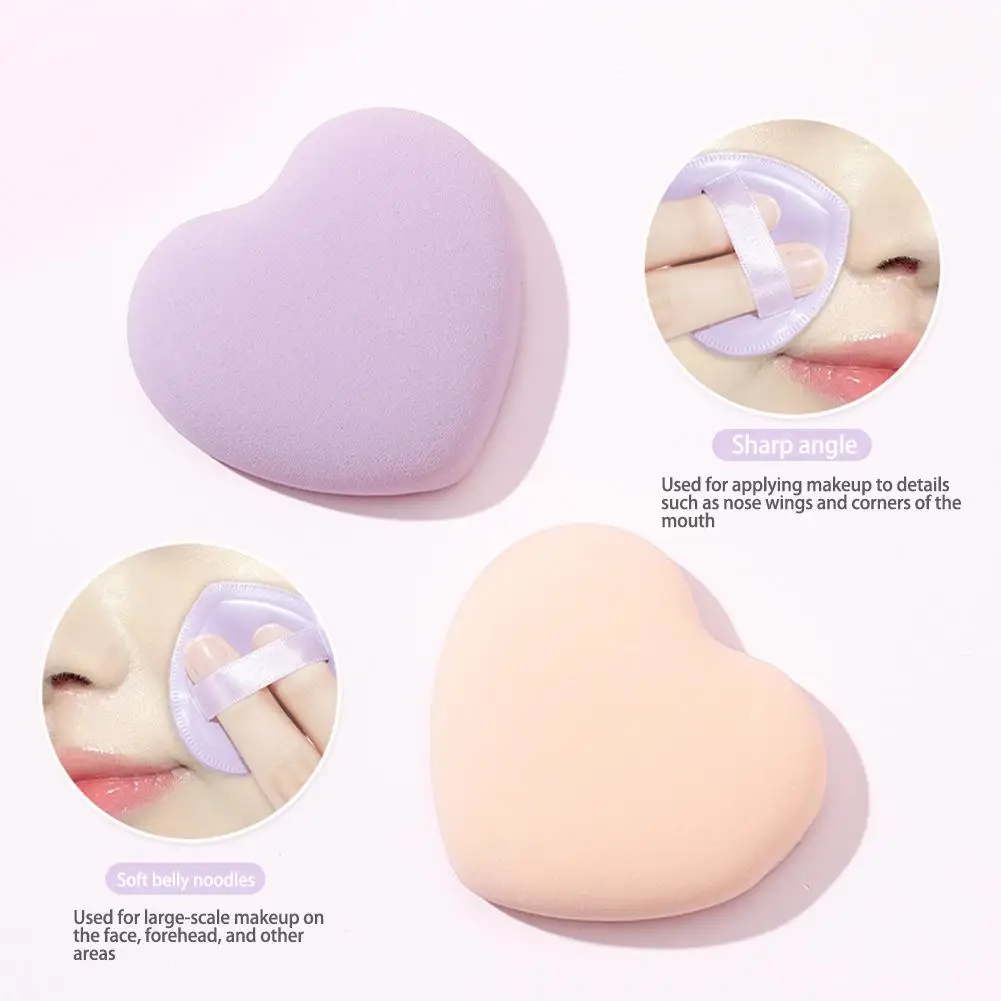 Puder quaste Gesicht weiches Dreieck Make-up-Tool lose Puder Ecke Mixer Puder Kontur Körper Make-up unter den Augen Schwämme z0c6