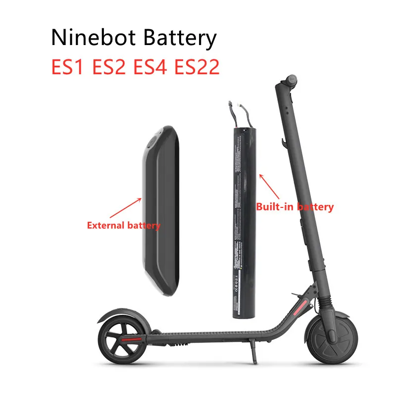 

36V 5200mAh battery Ninebot Segway ES1 ES2 ES4 E22 E22D E22E Smart electric scooter External battery, scooter accessories CE