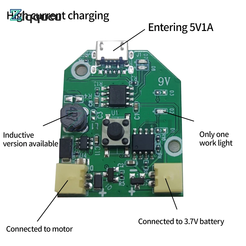 USB Charging Small Fan Board Control Board Motherboard Handheld Small Table Fan Mobile Fan Universal Board