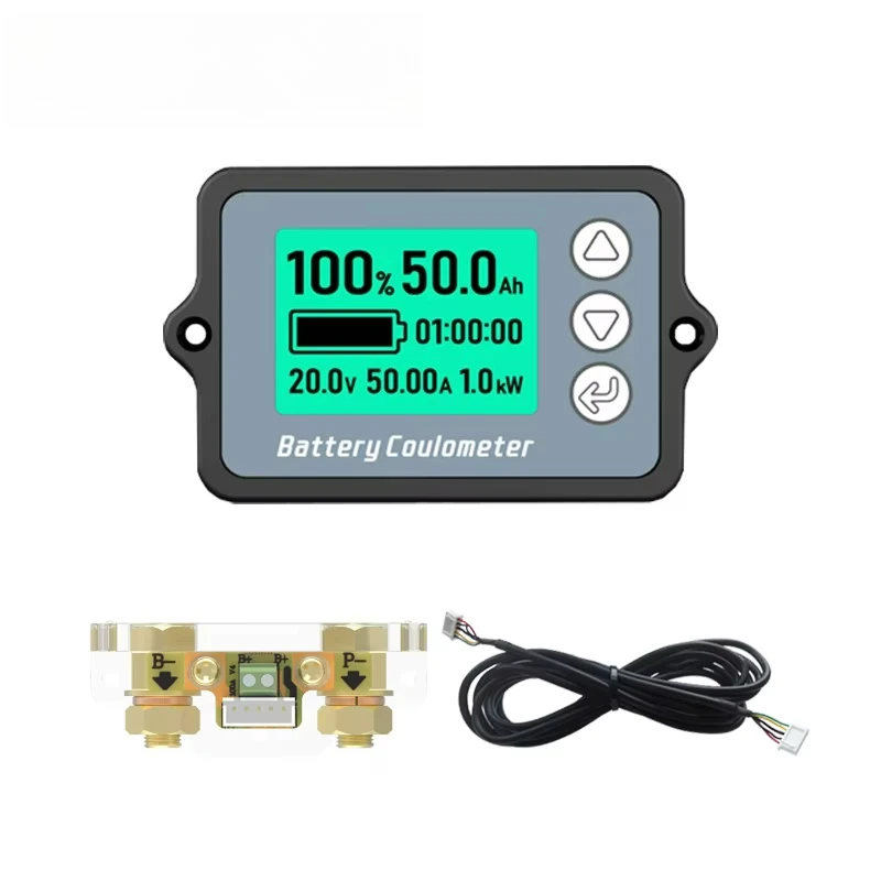 

120V100A TK15 Universal LCD Automotive Lead Lithium Acid Battery Monitoring Charge and Discharge Voltage Capacity Indicator