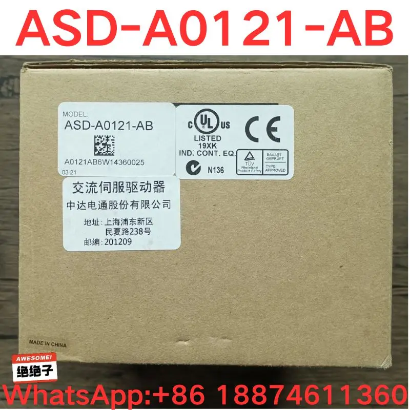 

brand-new,Servo driver ASD-A0121-AB