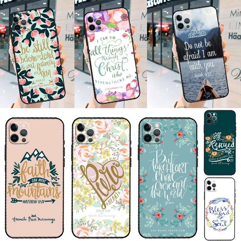 Verse of The Christian Bible Jesus Case For Samsung Galaxy S26 S25 S24 S21 S22 S23 Ultra S10 Plus S21 FE S25 FE Cover Coque