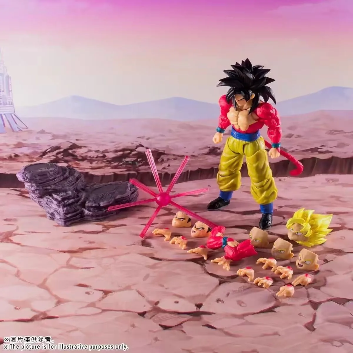 SHF لعبة دراغون بول GT سوبر سايان 4 سون جوكو جديد 3.0 فيغيتا مفصلية المفاصل المنقولة البلاستيكية عمل الشكل تحصيل اللعب 16 سنتيمتر #2