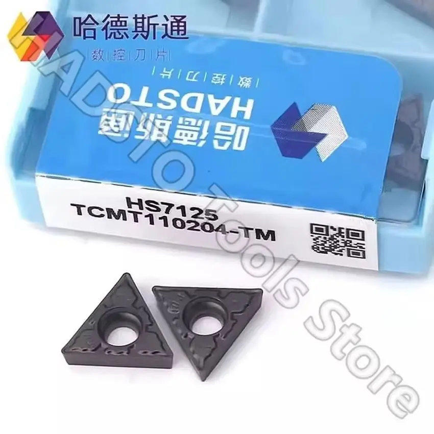 

TCMT110204-TM HS7125 HADSTO TCMT110204-TM TCMT110204 CNC blade carbide inserts Turning tools inserts 10pcs/box