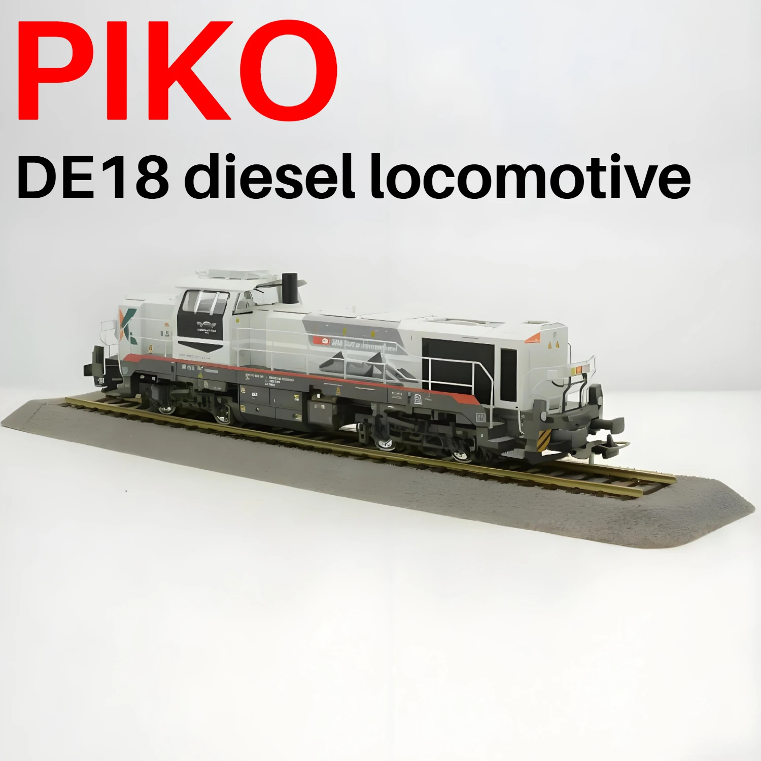 PIKO HO Type 1/87 Train Model DE18 Diesel Locomotive 52376/52377 Digital Sound Version/simulation Version Toy Train Adult Toy