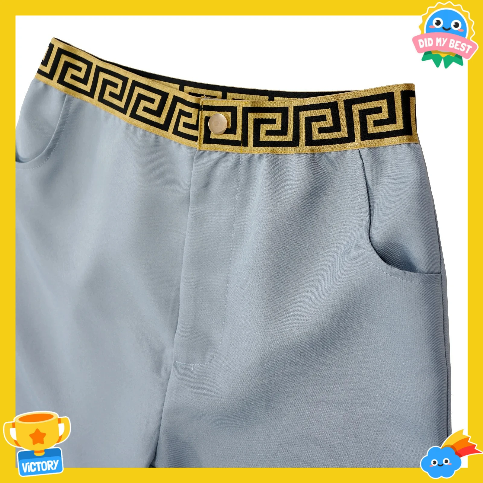 In Stock Boys Cosplay Set - T-Shirt + Pants + Hat + Wig | Halloween Carnival Kids Outfit