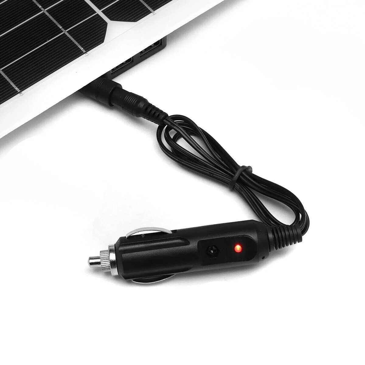 طقم لوحة طاقة شمسية 20 وات، قوة محمولة RV أحادية البلورية، بطارية مرنة 12 فولت